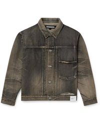 Neighborhood Savage Denim Type-1 Jacket Indigo in Blue for Neighborhood Savage Denim Type-1 Jacket Indigo in Blue for