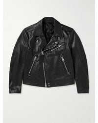 Tom Ford - Full-Grain Leather Biker Jacket - Lyst