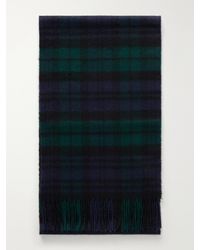 Johnstons of Elgin - Checked Cashmere Scarf - Lyst