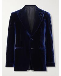 Tom Ford - Shelton Slim-fit Velvet Tuxedo Jacket - Lyst