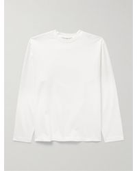 Rohe - Logo-appliquéd Organic Cotton-jersey T-shirt - Lyst