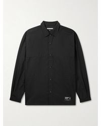 Neighborhood - Dolman Logo-Appliquéd Cotton Shirt - Lyst
