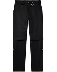 Givenchy - Straight-Leg Tech-Virgin Wool Cargo Trousers - Lyst