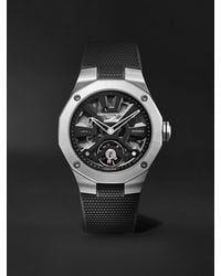 Baume & Mercier - Riviera Automatic Skeleton 42Mm Stainless Steel, Canvas And Rubber Watch, Ref. No. 10721 - Lyst