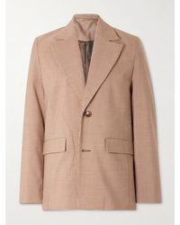 Séfr - Insight Gingham Woven Suit Jacket - Lyst