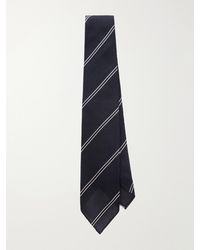 Drake's - 7Cm Striped Silk Tie - Lyst