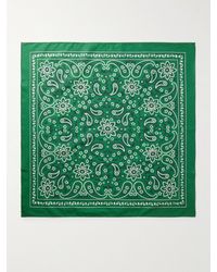 Drake's - Tuch aus Baumwolle mit Paisley-Print - Lyst