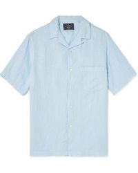 Portuguese Flannel - Camp-collar Linen Shirt - Lyst