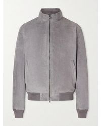 Polo Ralph Lauren - Suede Bomber Jacket - Lyst