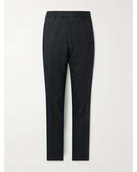 MR P. - Slim-fit Satin-trimmed Wool Tuxedo Trousers - Lyst