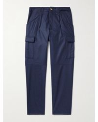 Brunello Cucinelli - Straight-Leg Virgin Wool-Flannel Cargo Trousers - Lyst