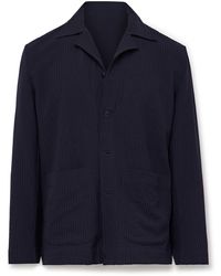 STÒFFA - Wool-seersucker Jacket - Lyst
