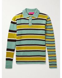 The Elder Statesman - Striped Cashmere Shirt - Lyst