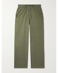 Remi Relief - Straight-Leg Cotton-Canvas Trousers - Lyst