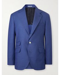 Brunello Cucinelli - Unstructured Virgin Wool Suit Jacket - Lyst