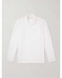 Orlebar Brown - Vincent Linen Polo Shirt - Lyst