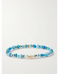 Luis Morais - 14-Karat, And Glass Beaded Bracelet - Lyst