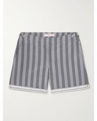 Orlebar Brown - Bulldog Slim-fit Mid-length Printed Recycled Swim Shorts - Lyst