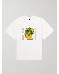 Brain Dead - Nature Nurture Printed Cotton-jersey T-shirt - Lyst