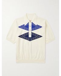 Kapital - Jacquard-Knit Polo Shirt - Lyst