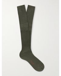 Loro Piana - Socken aus einer gerippten Kaschmir-Seidenmischung - Lyst