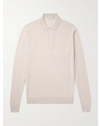 John Smedley - Belper Slim-Fit Merino Wool Polo Shirt - Lyst