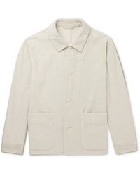 ZEGNA - Cotton And Cashmere-blend Corduroy Jacket - Lyst