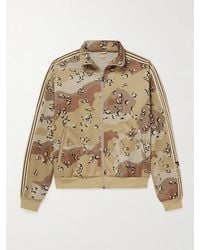 Kapital - Striped Webbing-Trimmed Printed Jersey Track Jacket - Lyst