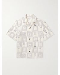 Loro Piana - Aperitivo Federico Camp-collar Printed Silk-twill Shirt - Lyst