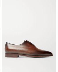 Berluti - Blake Whole-cut Venezia Leather Oxford Shoes - Lyst