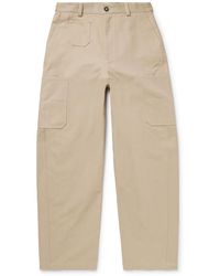 Givenchy - Wide-Leg Cotton-Canvas Cargo Trousers - Lyst
