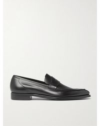 George Cleverley - George Leather Penny Loafers - Lyst