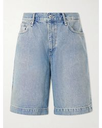 Rag & Bone - Wide-Leg Denim Shorts - Lyst