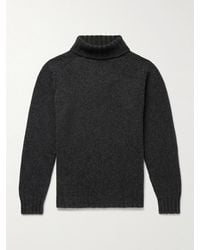 Drake's - Submariner Wool Rollneck Sweater - Lyst