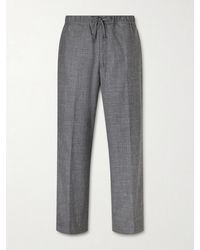 Officine Generale - Nilson Straight-leg Virgin Wool - Lyst