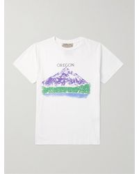 Remi Relief - Oregon Slim-Fit Printed Cotton-Jersey T-Shirt - Lyst