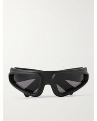Rick Owens - Ryder Sonnenbrille mit D-Rahmen aus Azetat - Lyst