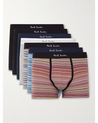 Paul Smith - Seven-pack Stretch Organic Cotton-jersey Boxer Briefs - Lyst