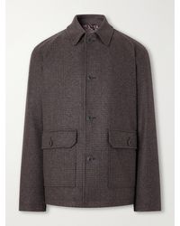 Herno - Padded Wool-Blend Tweed Overshirt - Lyst