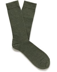 Sunspel - Merino Wool-blend Socks - Lyst