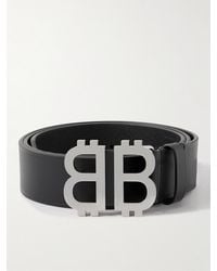 Balenciaga - Cintura in pelle con logo BB Crypto - Lyst