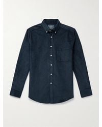 Portuguese Flannel - Lobo 2.0 Button-down Collar Cotton-corduroy Shirt - Lyst