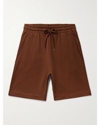 Dries Van Noten - Straight-leg Cotton-jersey Drawstring Shorts - Lyst