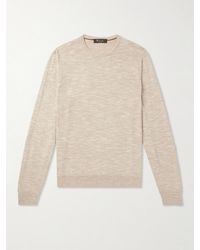 Loro Piana - Linen And Silk-blend Sweater - Lyst