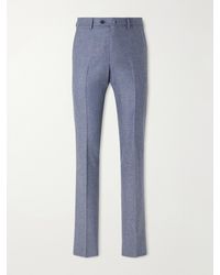Caruso - Straight-Leg Wool And Cashmere-Blend Suit Trousers - Lyst