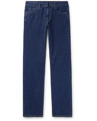 Canali - Slim-fit Straight-leg Jeans - Lyst