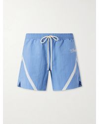CHERRY LA - Logo-Printed Woven Straight-Leg Shorts - Lyst