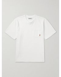CHERRY LA - Logo-appliquéd Garment-dyed Cotton-jersey T-shirt - Lyst