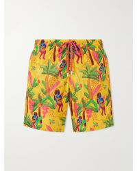 Vilebrequin - Moopea Straight-Leg Mid-Length Printed Econyl Swim Short - Lyst
