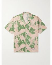 Valentino Garavani - Sun Surf Logo-Appliquéd Camp-Collar Printed Cotton-Poplin Shirt - Lyst